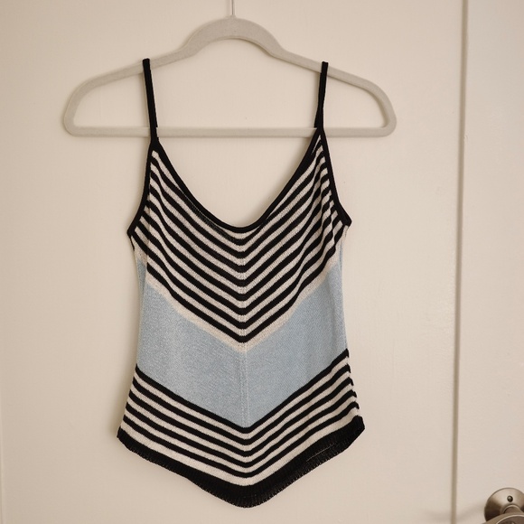 Vintage Cami Stripe Top Size Small - Picture 4 of 6